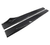 Per Benz C200 C300 A250 Per CLA Kit Protezione Minigonne Laterali In Fibra Di Carbonio Spoiler Labbro Minigonne Laterali Alettoni Laterali(Nero opaco)