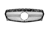 Per Benz Per CLA W117 C117 220 260 180 200 2013-2019 Griglia Anteriore Stile Diamante GT Accessori Per La Messa A Punto Griglia Da Corsa In Rete Reno Anteriore Griglia(Silver)