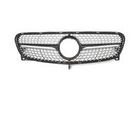 Per Benz Per LA Per X156 Per GLA180 Per GLA200 GLA45 2014-2016 Griglia Paraurti Stile Per GTR Superiore Diamanti Griglie Anteriori griglia(Diamond-Chrome Black)