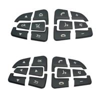 Per Benz Per GLA Per CLA Per GLE Per GLC Strisce Decorative Aria | Per GLS Per CLS W205 W253 C200L Controllo Volante Dell'automobile Menu Interruttore Pulsante Copertura Trim Adesivi