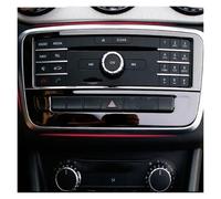 Per Benz Per Gla X156 Pannello Controllo CD Climatizzatore Auto Copertura Decorativa Auto Rifiniture Interne(Black)