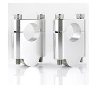 Per Beta Per 250RR Per 300RR Per 400RR Per 430RR Per 450RR Per 498RR CNC 28mm 1 1/8 "Riser Manubrio Morsetto Di Montaggio Barra Riser Manubrio Riser Manubrio Moto(Silver Riser 40mm)