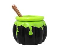 per Bevande Gonfiabile Secchiello Ghiaccio Bidone Contenitore Bibite in Pvc con Bordo Verde E Finitura Morbida per Mani Sicure Adatto a Halloween Feste per Adulti Feste per Bambini Salotto