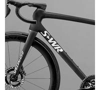 Per bici da strada Specialized S-Works SL8 | Adesivi con logo del telaio che cambiano colore, resistenti ai raggi UV, taglio di precisione, colori multipli (Flash!)
