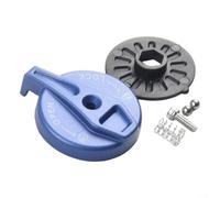 , per bici, forcella Remote Lockout Cap in lega di zinco, forcella spalla copertura blu anteriore, forcella interruttore sospensione, forcella Lock Out parte di ricambio