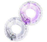 per bicicletta sulle ruote - 2 pezzi LED impermeabili decorative - LED impermeabili per ruote di bicicletta con 7 cambi di colore e 18 motivi - per bambini, ragazze e adulti, per Mo