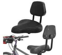 per biciclette per esplorazioni all'aperto - Sella per bicicletta con supporto posteriore, sedile flessibile e confortevole con schienale | pendolarismo, viaggi, ciclismo, viaggi quotidiani