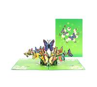 Per biglietti di auguri per farfalla festa della mamma carta regalo con busta cartolina fatta a mano San Valentino decorazione di nozze biglietto di auguri con busta