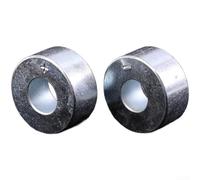 per bimetallico per batteria, kit riparazione terminale, positivo e negativo, coppia per collegamento post auto, contatti elettrici sicuri, per batterie standard e a secco, argento