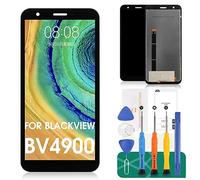 per Blackview Bv4900 Sostituzione dello Schermo per Blackview Bv4900 PRO Display LCD per Blackview Bv5100 Touch Screen per BlackviewBV4900S Kit di Riparazione del digitalizzatore (Nero)