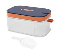 per blucchi di raffreddamento Scomparto di congelamento Costruzione in polimero elastico Rimozione rapida della goccia Cavità quadrate Tappo Contenitore per nidificazione Esaltatori di be