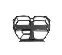 Per BMW 2021-2024 G80 G81 Per M3 G82 G83 Per M4 Griglia Cofano Nera Lucida In Vera Fibra Di Carbonio CLS Style Griglie Per Paraurti Anteriore Per Auto Griglia Radiatore Anteriore(With ACC)