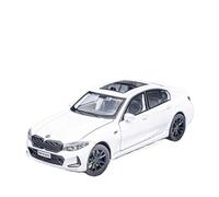 Per BMW 320i THE 3 G20 1:32 Modello In Lega In Miniatura Pressofuso Suono Luce Auto Collezione Decorazione(White)