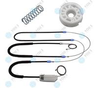 Per BMW 3er Cabrio E46 Elettrico Finestra Regolatore Riparazione Kit Nuovo