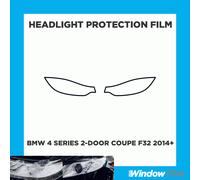 Per BMW 4 Serie 2-door Coupe F32 14 + Trasparente Faro Grattare Protezione Film