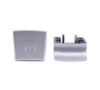 Per BMW 5 6 7 X3 X4 X5 X6 F01 F02 F07 F10 F06 F25 F26 F15 F16 2009-2017 Freno A Mano Stazionamento Pulsante P Interruttore Automatico H Copertura attuatore freno di stazion(Model-Silver)