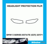 Per BMW 5 Serie Familiare (G31) 17 + Trasparente Faro Zero Protezione Film Ppf