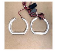 Per BMW E30 E32 E34 E36 E61 E85 F30 E81 E87 E90 Per X1 Per X3 Per X5 Per X6 E70 E71 Z3 Z4 Kit Luci Angel Eyes LED Ad Anelli Bianchi Principale Fari Faro(2pcs 106mm U-shaped)
