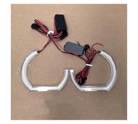 Per BMW E30 E32 E34 E36 E61 E85 F30 E81 E87 E90 Per X1 Per X3 Per X5 Per X6 E70 E71 Z3 Z4 Kit Luci Angel Eyes LED Ad Anelli Bianchi Principale Fari Faro(2pcs 106mm C-shaped)