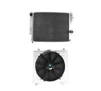 Per BMW E36 1992-1999 Radiatore In Alluminio + Copertura + Ventola Ricambi auto