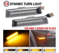 PER BMW E36 3 SERIES X5 E53 M3 1997>2006 FRECCE LATERALI PROGRESSIVE A LED