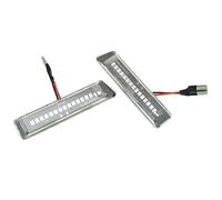 Per BMW E36 Per M3 1997-1999 X5 E53 1999-2006 LED Indicatore Di Direzione Dinamico A Scorrimento Laterale Lampada Lampeggiante Specchio Laterale Indicatore Direzione(Dynamci Crystal)