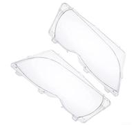 Per BMW E46 Serie 3 4DR 2002 2005 Faro Lente Del Faro Copertura Trasparente Aftermarket Sostituzione Coppia PC Materiale OE 63126924045 63126924046 Misura per 320i 325i 330i