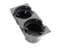 per BMW E46 Series 1999-2006 51168217953 Doppio Foro Scatola portaoggetti per Console Centrale Anteriore Auto Portabicchieri per Monete (portabicchieri)