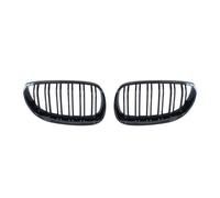 Per BMW E60 E61 Serie 5 2003-2009 Griglia Paraurti Anteriore Auto Griglia Racing Griglie Nero Lucido Doppia Stecca Automatica Griglia Griglie Anteriori(Nero lucido)