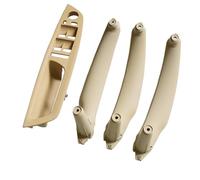 Per BMW E70 E71 X5 X6 2007-2014 Bracciolo Auto Anteriore Sinistro Sedile Conducent LHD Manigli Interna Porta Pannello Interno Tirare Cornice Copertura Auto Portiera Interna Maniglia(LHD-Beige)