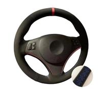 Per BMW E88 E90 E91 E92 E93 Coprivolante in morbida pelle scamosciata(Blu)