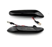 Per BMW E90 E91 E92 E93 E60 E87 E82 E46 2 pezzi LED dinamico luce di segnalazione laterale luce lampeggiante sequenziale Automobili indicatori direzione(Crystal)