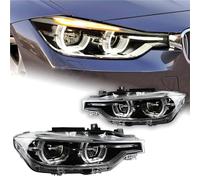 Per BMW F30 F35 320i 318i 325i 2013 2014 2015 Car Styling Fari LED Upgrade DRL Angel Eye Fari Anteriori Tuning Set Montaggio Fari Auto(For Xenon)
