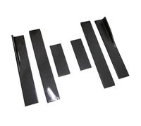 Per BMW F30 F80 Per M3 F82 Per M4 320i 325i 330i Kit Di Estensione Universale Per Minigonne Laterali Da 78,7" Spoiler Spoiler Alettone Gonna Laterale Estension(Carbon Fiber Look)