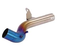 Per BMW F750GS F850GS 2018-2021 Moto Escape Mid Link Pipe Connect Silenziatori Terminali Di Scarico moto silenziatore posteriore(A)