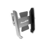 per BMW F800GS F800 GS Moto CNC Manubrio Supporto per Telefono Cellulare Supporto GPS (Colore : Handlebar Silver)