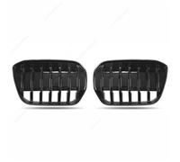 Per BMW G08 IX3 2020 2021 2022 2023 Paraurti Anteriore Auto Griglia A Rene Griglia Di Aspirazione Dell'aria Griglie Da Corsa Per Auto Kit Carrozzeria Tuning Griglia Radiatore Anteriore(Nero)