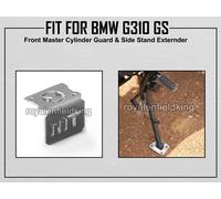 Per BMW G310 GS " Serbatoio Tappo Protezione e Lato Stand Base Extender Argento