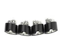 Per BMW G90 G99 Per M5 2024 2025 Accessori Di Modifica Auto 4 Pezzi Consigli Per Il Silenziatore Scarico In Fibra Carbonio Terminale