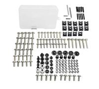 Per BMW K1100RS K1200GT K1200LT K1200R Per SPORT Carrozzeria Viti Carenatura Moto Kit Bulloni Dadi Clip Fissaggio Vite Pezzi Bulloni Parabrezza(Silver)