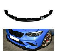 Per BMW M2 COMPETITION F87 2016-2021 Nero Lucido Spoiler Labbro Anteriore