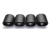 Per BMW M2 M3 M4 F80 F82 F83 F87 Terminali Scarico Auto 4 Pezzi Sistema Marmitta In Acciaio Inossidabile punta di scarico coda tubo di(Carbon Fiber H)
