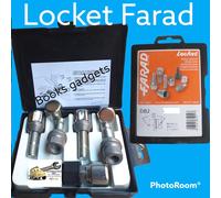 Per Ford Fiesta Kit Bulloni Antifurto Locket Farad per Cerchi in Acciaio Orig.