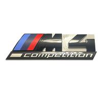 Per BMW M4 Competition Emblema Posteriore Nero 13Cm X 4Cm M Sport