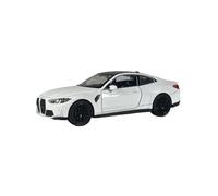 Per BMW M4 Coupe 1:32 Modello Di Auto In Lega Pressofusa Tappezzeria Collezionabile Hobby Regali Per Le Feste(White)