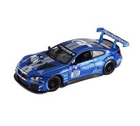 Per BMW M6 GT3 M8 1 24 Simulazione Pressofuso In Lega Modello Di Auto Da Corsa Giocattolo Per Bambini Da Collezione Macchinine Mini Auto(Blu)