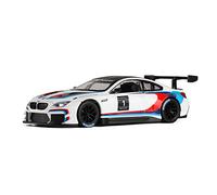 Per BMW M6 GT3 M8 1 24 Simulazione Pressofuso In Lega Modello Di Auto Da Corsa Giocattolo Per Bambini Da Collezione Macchinine Mini Auto(White)