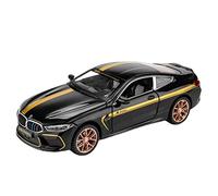 Per BMW M8 Modello Di Auto In Lega Tirare Fiore Auto Da Corsa Porta Tirare Indietro Modello Di Auto Giocattolo 1/24