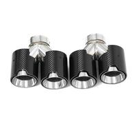 Per BMW Per F10 F11 535d 535i 640i 640d Terminale Scarico Fibra Carbonio Quadruplo Auto Ugello Silenziatore Messa Punto Gola Coda Auto(Carbon Fiber B)