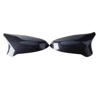 Per BMW Per F80 M3 F82 M4 2015-2018 Calotta Specchietto Retrovisore Laterale Auto LHD Motivo In Fibra Carbonio Nero Lucido Reverse Specchio Borsette(Carbon Fiber Pattern)